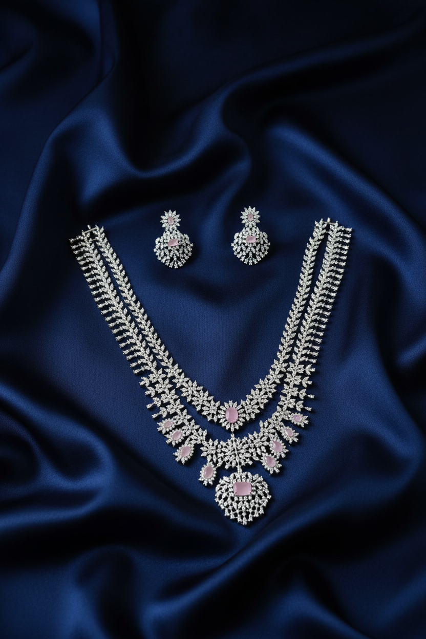 Blush Crystal Layered Set